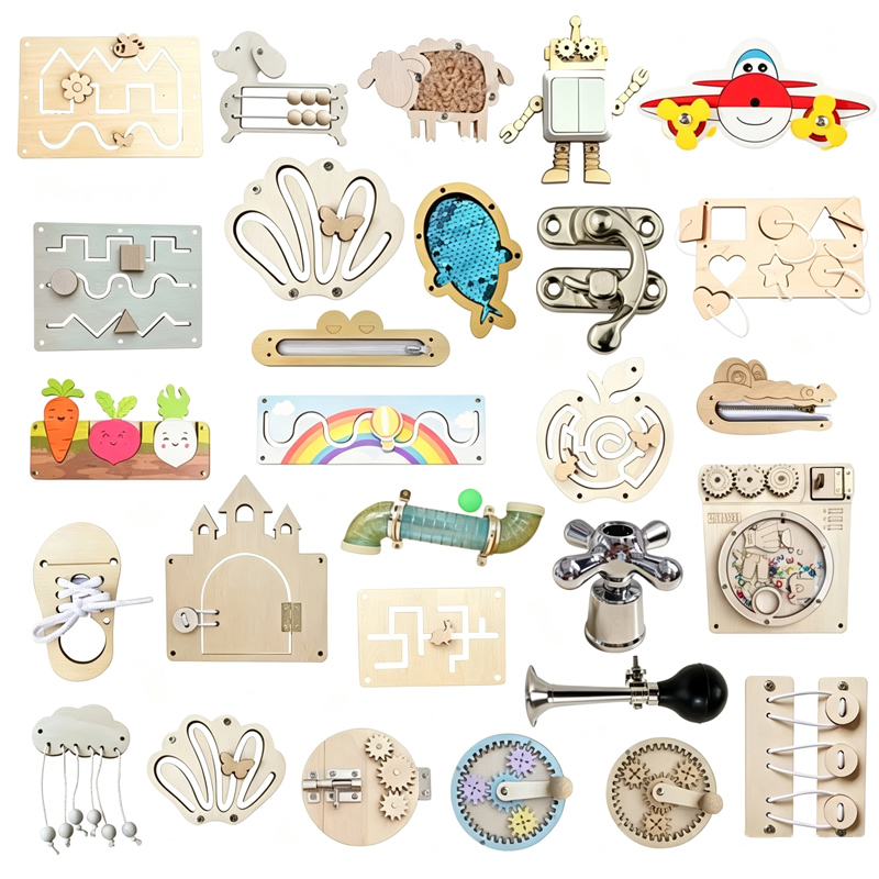Kids Education Activities - Kids Busy Board DIY Accessories Baby
