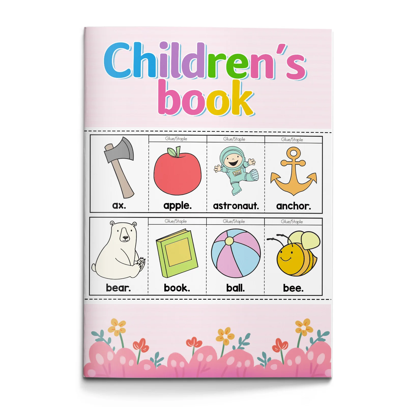 Kids Education Activities - Kids English Word Coloring Workbook, Cute