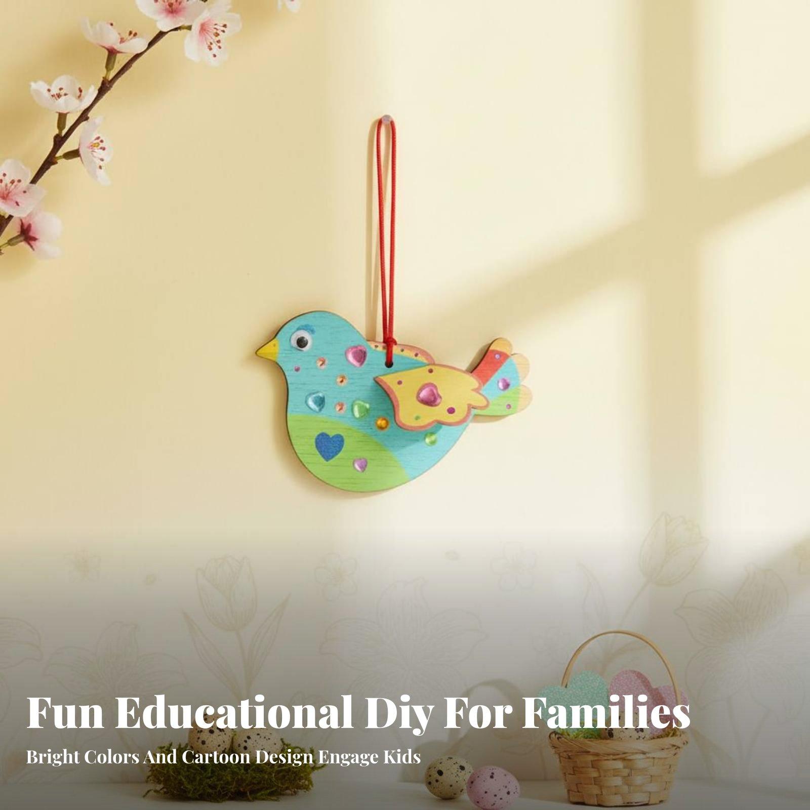 DIY Wooden Bird Ornament Craft - đánh giá và giá Kids Education Activities