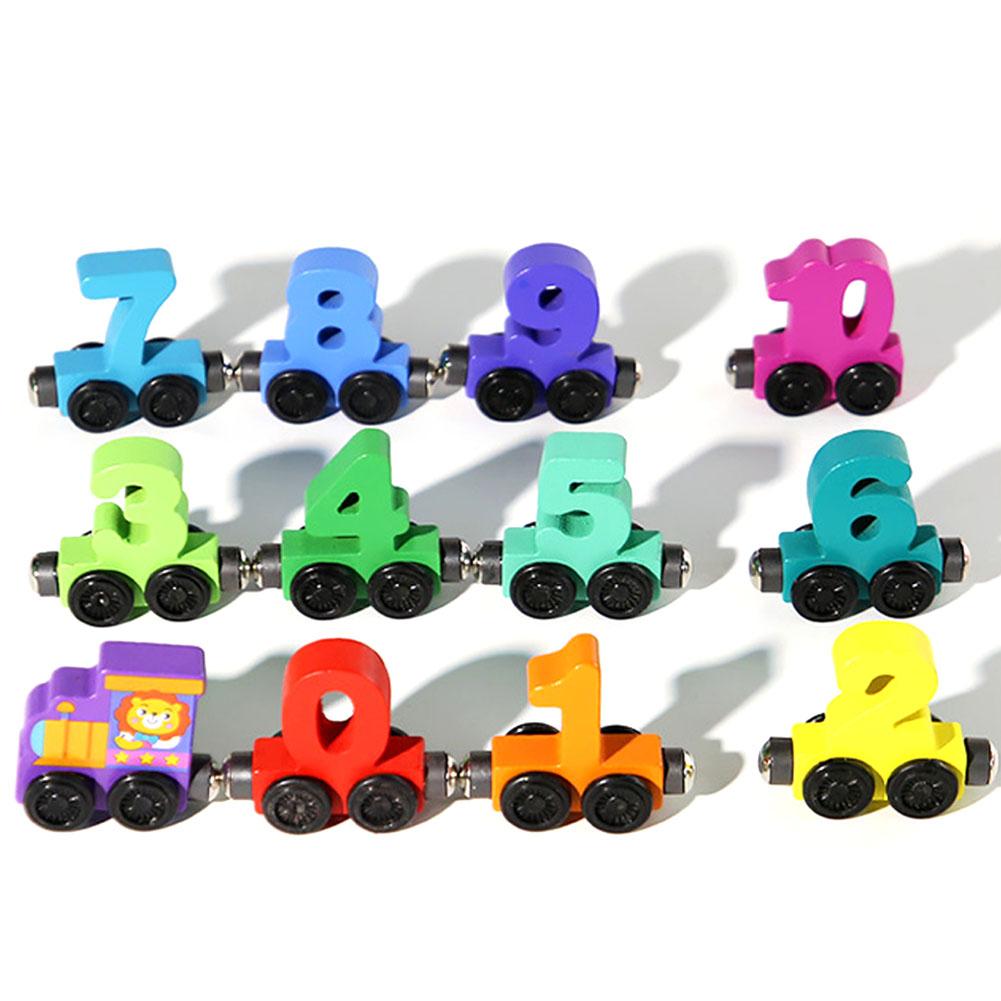 Wooden Magnetic Number Train S - đánh giá và giá Kids Education Number