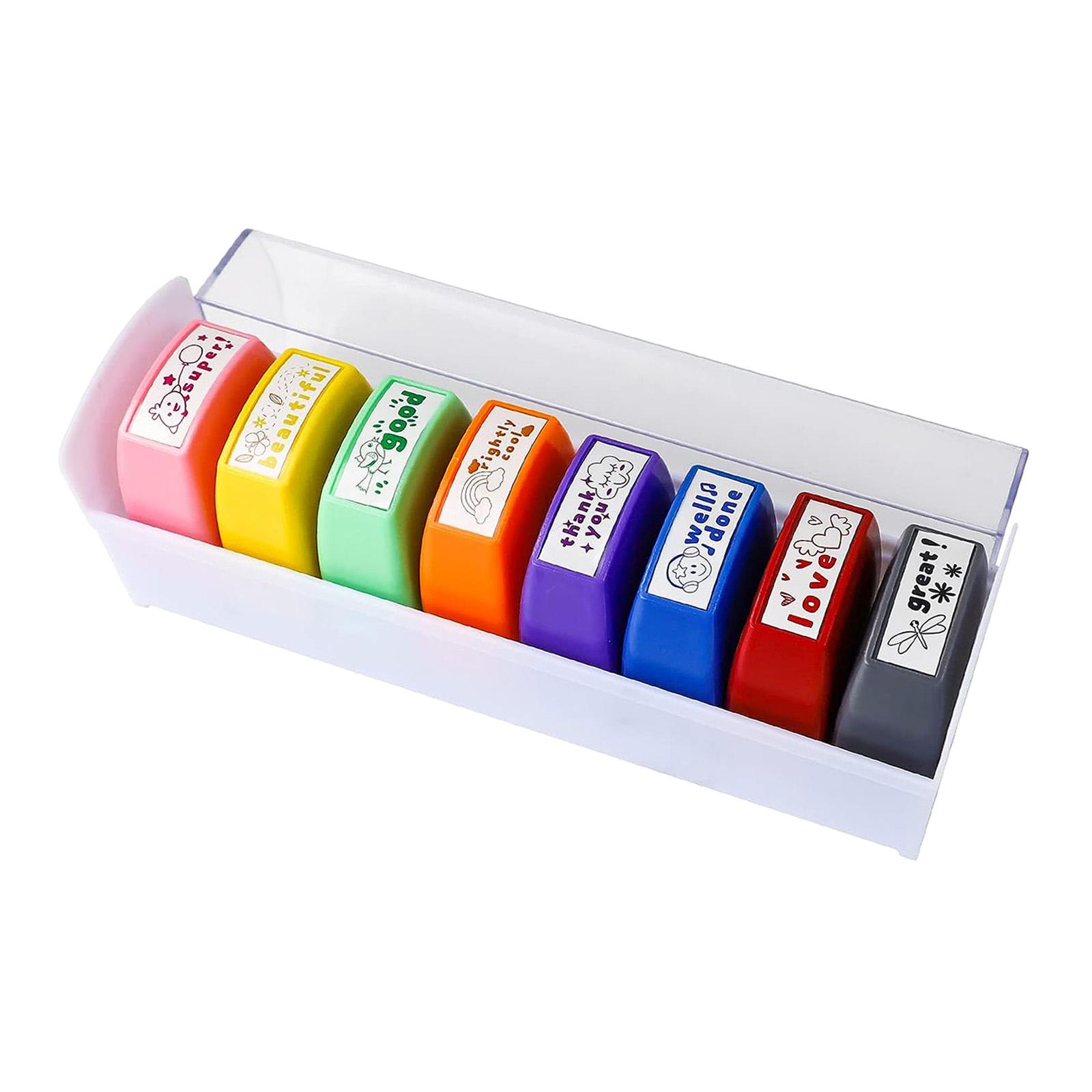 8x Teacher Stamps Set Encourag - đánh giá và giá Kids Education Motivation