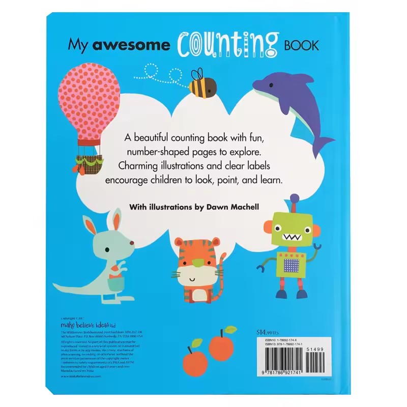 My Awesome Counting Book - Eng - đánh giá và giá Kids Education Number