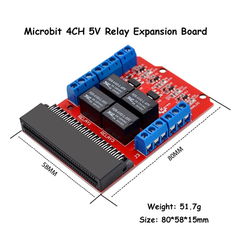 TCE Microbit 4 Channel Relay M - đánh giá và giá Kids Education Channel