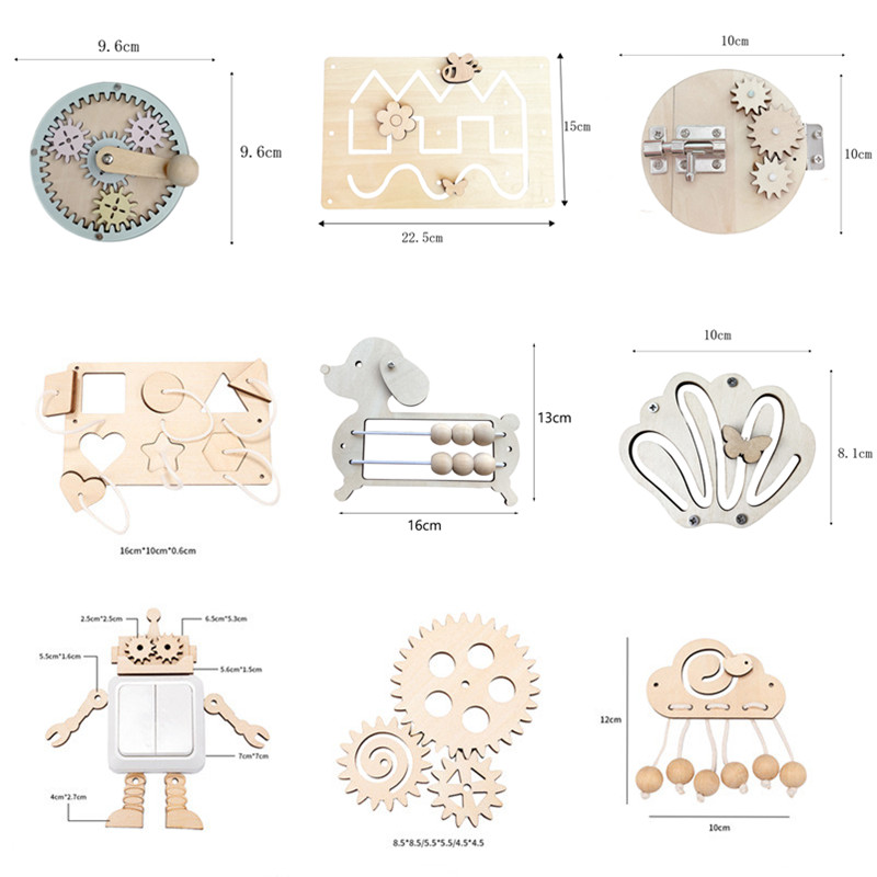 Kids Busy Board DIY Accessorie - đánh giá và giá Kids Education Activities