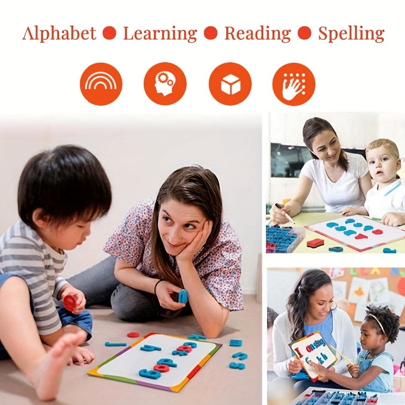 Red & Blue English Letter Magn - đánh giá và giá Kids Education Number