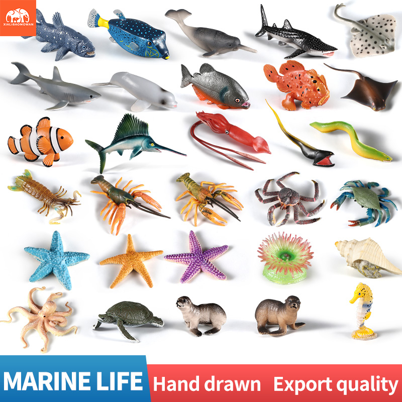Sea Life Animal Action Figures - đánh giá và giá Kids First Education